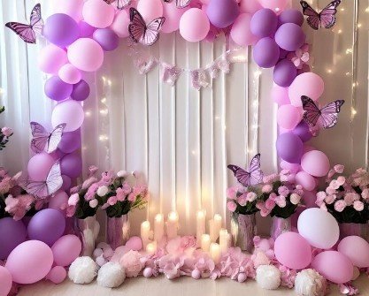 Sofia Theme Decoration for Birthday in Indirapuram