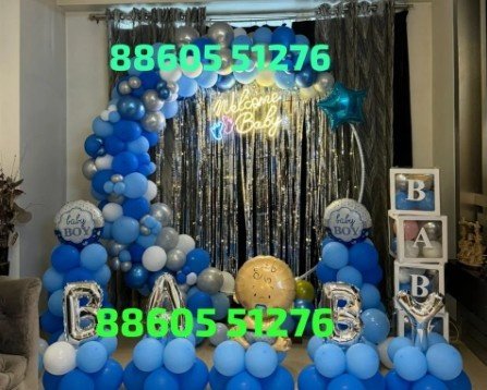 Sofia Theme Decoration with Balloon in Noida